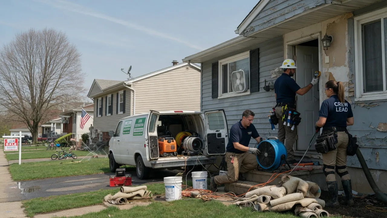 Flood Cleanup in Edwardsville, KS near me